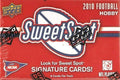 1 SEALED PACK: 2010 Upper Deck NCAA Sweet Spot Football Cards Sealed Hobby Pack (1 Auto/Game Used PER PACK)