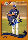 Sports Memorabilia Autograph Warehouse 302117 2002 Topps Ron Gant Autographed No.369 Baseball Card - San Diego Padres