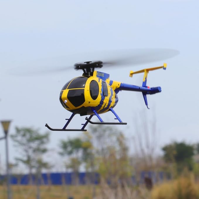 RC ERA C184 MD500 RC Helicopter for Beginners Gyro &amp Optical Sensor Stabilized Easy to Fly 2.4GHz 4CH Flybarless RTF Remote Control Helicopter