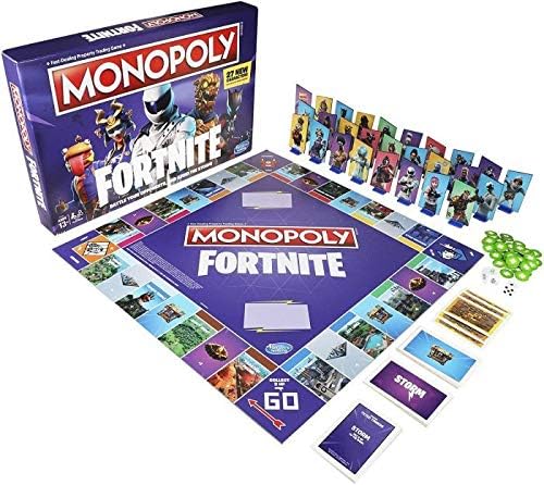 Monopoly: Fortnite Edition Board Game Inspired by Fortnite Video Game Ages 13 &amp Up
