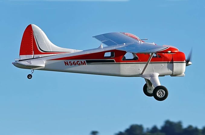 Fms Rc Plane 6 Channel Remote Control Airplane Beaver V2 2000mm (78) Wingspan with Flaps LED Water Plane Seaplane Without Float Rc Planes for Adults PNP (No Radio Battery Charger)