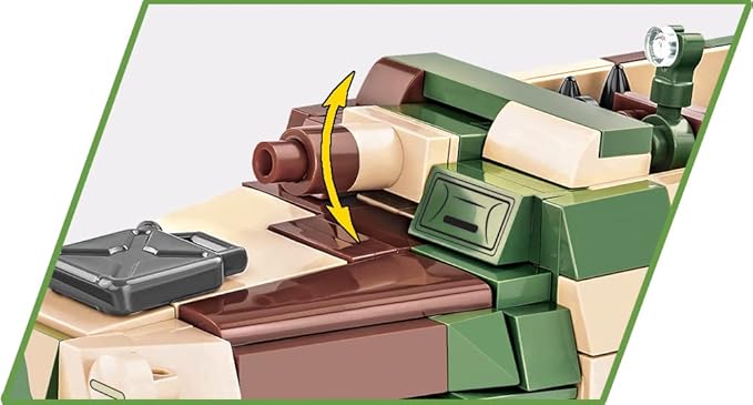 COBI Historical Collection WWII Sd.KFZ. 251/9 STUMMEL Vehicle Building Set 485 Pieces