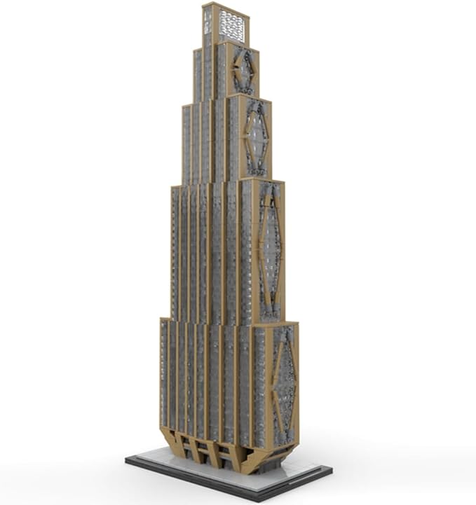 270 Park Avenue New York Landmark Building Block Set - 1:800 Scale Architecture Home Decor Kits Gifts for Adults and Teens(3180 Pcs)
