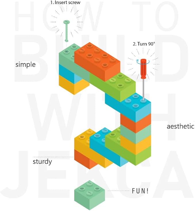 JEKCA Cat 11S-M01B | Calico Cat Plastic Building Blocks | Age 14+