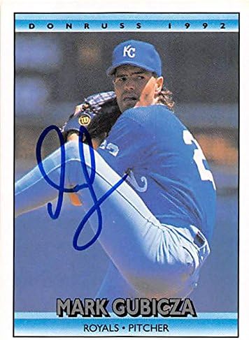 Sports Memorabilia Autograph Warehouse 247193 Mark Gubicza Autographed Baseball Card - Kansas City Royals 1992 Donruss - No. 282