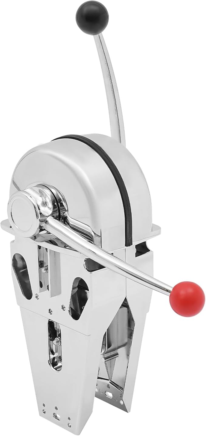 Boat Dual Engine Control Double Lever Control Boat Dual-Handle Controller W/Smooth Shifting &amp Throttle Marine Controller Dual Handle