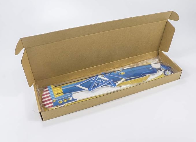 4CH Micro 450mm RC Foamy Indoor Outdoor Biplane Stearman PT-17 Kaydet (E2505-152E)