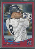 2013 Topps #2 Derek Jeter Red Target Parallel SSP New York Yankees