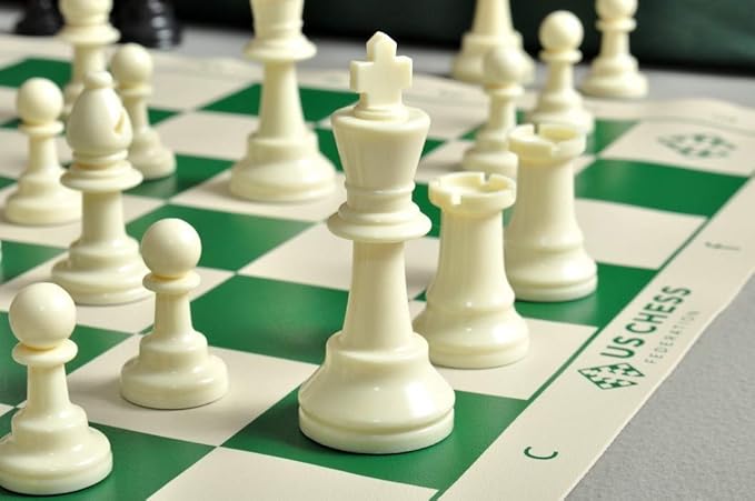 US Chess Quiver Tournament Chess Set Combination Triple Weighted