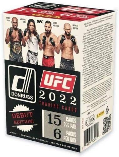 Panini Prestige 2022 Panini Donruss UFC Blaster Box - Debut Edition (6 Packs 15 Cards per Box)