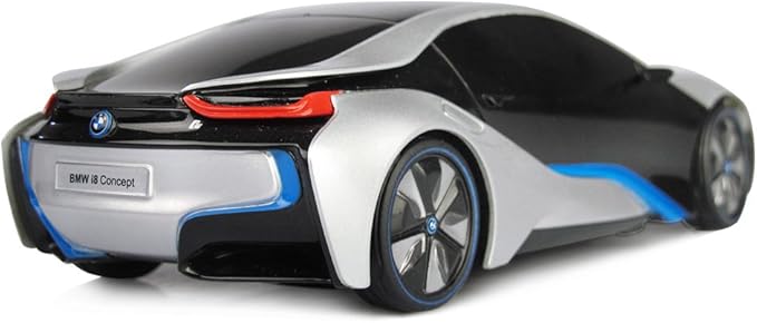 RASTAR BMW i8 RC Car BMW i8 1/24 Remote Control Car BMW Toy Car - Silver