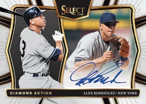 2025 Panini Select Baseball Hobby Trading Card Box (3 Autograph or Memorabilia Cards Per Box)