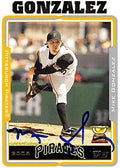 Sports Memorabilia Autograph Warehouse 244498 Mike Gonzalez Autographed Baseball Card - Pittsburgh Pirates FT 2005 Topps All Star Rookie Cup - No. 454