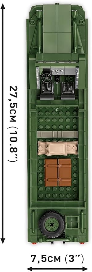 COBI Historical Collection WWII DUKW Amphibia Building Set 508 Pieces