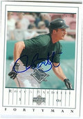 Sports Memorabilia Autograph Warehouse 248180 Rocco Baldelli Autographed Baseball Card - Tampa Bay Rays 2003 Upper Deck Forty Man - No. 950 Rookie