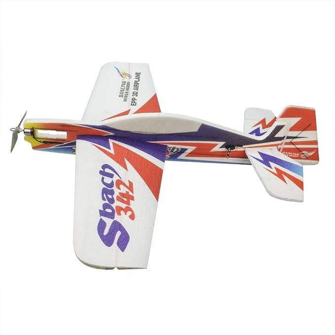 RC Foam Plane Sbach342 Aerobatic Flying Airplane 39 Unassembled 3D EPP RC Airplane Kits to Build for Adults (KIT+Motor+ESC+Servo Not Including Remote Control and Battery)