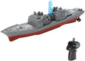Remote Control Warship RC Military Battleship 2.4GHz Remote Control Boat for Lakes and Rivers RC Armed Ticonderoga Class Cruiser Model with Low Battery Reminder for Adults HC-803