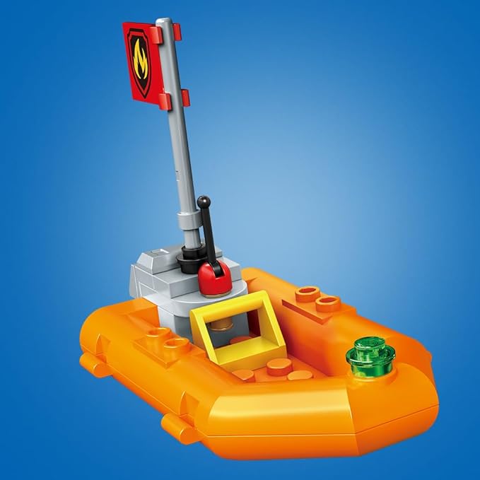 MindBox City Marine Fire Station Building Sets740pcs STEM Toys Building Blocks for Boys 8-12