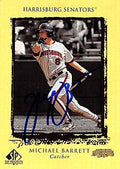 Autograph Warehouse 244830 Michael Barrett Autographed Baseball Card - Montreal Expos44 FT 1999 Upper Deck Minor League Rookie - No. 14