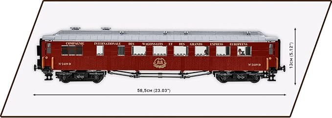 COBI Historical Collection Great War Compiègne Wagon (Wagon de l.Armistice) 1918 Building Set 1927 Pieces