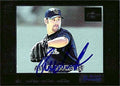 Sports Memorabilia Autograph Warehouse 344069 Allen Levrault Autographed Baseball Card - Milwaukee Brewers FT 2000 Bowman Chrome No. 291
