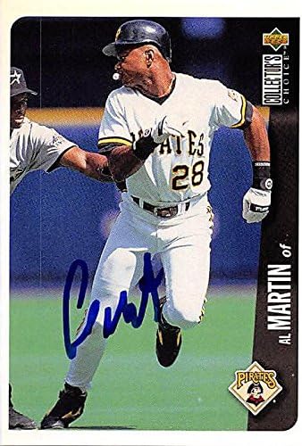 Sports Memorabilia Autograph Warehouse 244508 Al Martin Autographed Baseball Card - Pittsburgh Pirates FT 1996 Upper Deck - No. 682