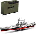 USS North Carolina (BB-55) Battleship Building Kit WW2 US Navy High-Speed Battleship a Toy Gift Warship for Military Enthusiasts and Adults (39106)