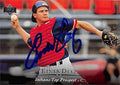 Sports Memorabilia Autograph Warehouse 244680 Einar Diaz Autographed Baseball Card - Cleveland Indians FT 1994 Upper Deck Top Prospect - No. 53 Rookie