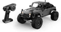 Helidirect MJX H12Y+ 1/12 Scale RC Car High-Torque 3650 Brushless BLDC Motor Aluminum Shell 12km/h 4WD RC Rock Crawler Off-Road All Terrain Model for Adults (Black (H12Y))