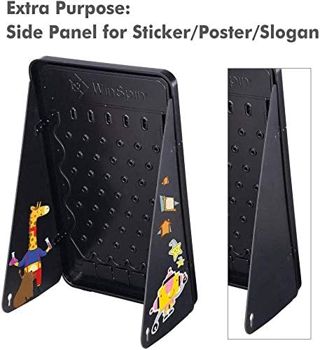 30 Prize Drop Boards Disk Drop Game Foldable Stand Customizable 6 Slots with 10 Pucks for Develop Intelligence Live Stream Carnival Tradeshow Party