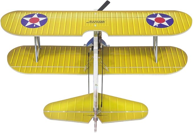 4CH Micro 450mm RC Foamy Indoor Outdoor Biplane Stearman PT-17 Kaydet (E2502)