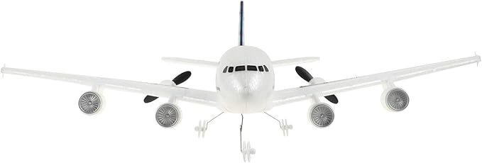 RC Plane Remote Control Airplane 2.4Ghz DIY 2 Channels Remote Control Airplane Built in 6-Axis Gyro A380 RC Aircraft for Kids EPP Foam Glider for Beginner