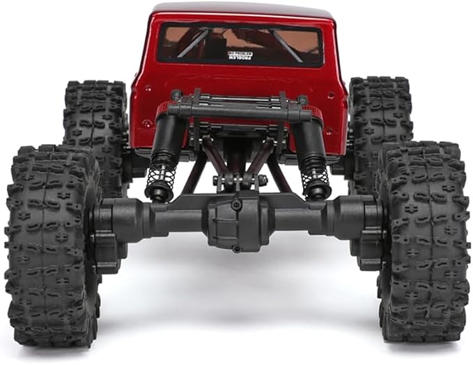 Redcat Racing Ascent-18 APEX 1/18 Scale Brushless Electric Rock Crawler Carbon Fiber 4WD RC Car for Adults with 2.4GHz Radio System (Red)