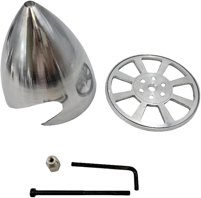 Metal Propeller Spinner Dia 70mm-127mm CNC Plane Spinner for DLE Gasoline Engine DLE20 DLE30 DLE55 DLE111 DLE222 RC Airplane (4.5(114MM))