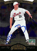 Sports Memorabilia Autograph Warehouse 245054 Shane Bowers Autographed Baseball Card - Minnesota Twins 1995 Upper Deck Top Prospects - No. 84