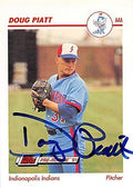 Sports Memorabilia Autograph Warehouse 244971 Doug Piatt Autographed Baseball Card - Montreal Expos FT 1991 Upper Deck Minor League Pre Rookie - No. 191
