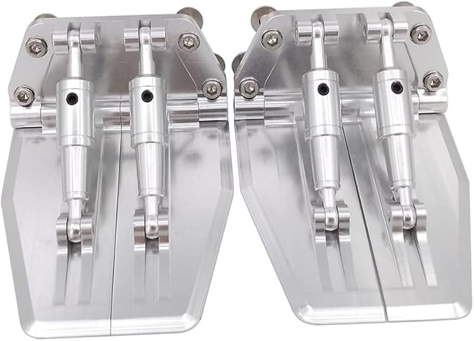 RC Boat Trim Flaps Simulate Trim Tabs 68mm*57mm for Nitro Methanol Gasoline RC Racing Boat Speed Mono Oral Vee Boat