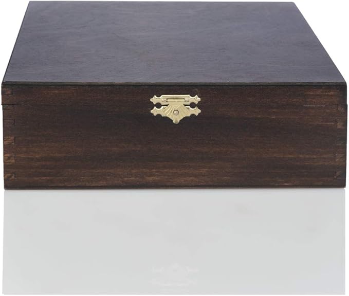 Wooden Storage Box/Case For Standard Size Chess Pieces - Chessmen Not Included