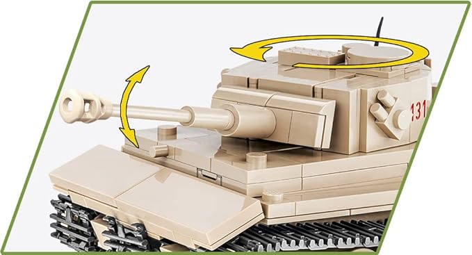 COBI Historical Collection Panzer VI Tiger 131 Tank Building Set 340 Pieces