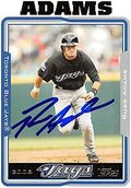 Sports Memorabilia Autograph Warehouse 302266 2006 Russ Adams Autographed Baseball Card - Toronto Blue Jays