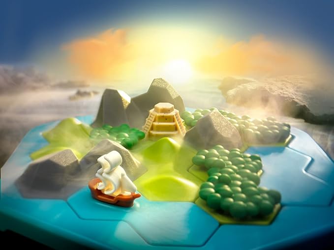SmartGames Treasure Island Deduction Games Featuring 80 Challenges for Ages 8 - Adult
