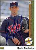 Autograph Warehouse 245305 Kevin Frederick Autographed Baseball Card 2002 Upper Deck No. 181 Rookie - Minnesota Twins