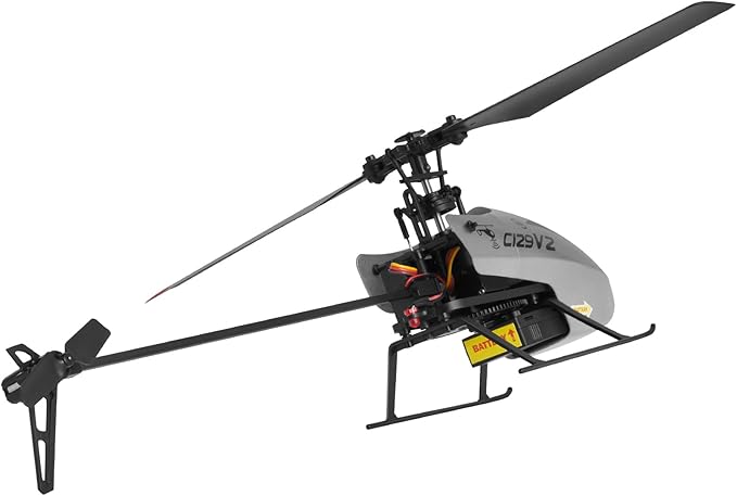 VEVOR RC Helicopter 2.4GHz Single Propeller Remote Control Helicopter with Gyro 4-Channel RC Airplane for Beginner 39 Min Flight Time One-Key Takeoff/Landing Toys for Kids Ages 8 and up