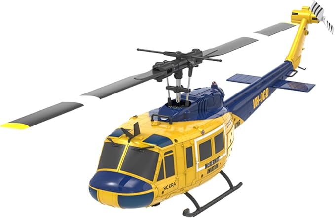 C032 UH-1 Huey RC Helicopter for Adults 1/48 Scale 2.4G 6CH Flybarless Remote Control Military Helicopter 3D Stunt Flight &amp High-Precision RC Airplane for Beginners