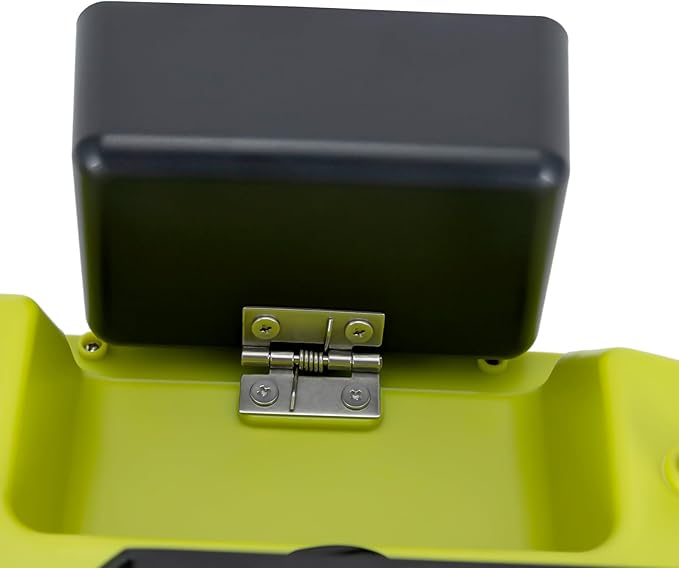 RC Bait Boat 600m/1968ft Long-Distance Control Surf Fishing Bait Boat 4.4LBS Loading Capacity with Dual 5200mAh Battery and LCD for Lake/Ocean Angling Auto Navigation (Green with light strip)