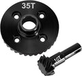 Steel 10T 35T Differential Gear Diff Gear Reduction Gear RC Parts for TRAXXAS TRX4 TRX6 RC Crawler Car