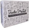 Doodle Disaster: The Art of Miscommunication | A hilarous Drawing Game 2-6 Player Party Game for Families Kids and Adults | Dry erasers and 240 Image Cards