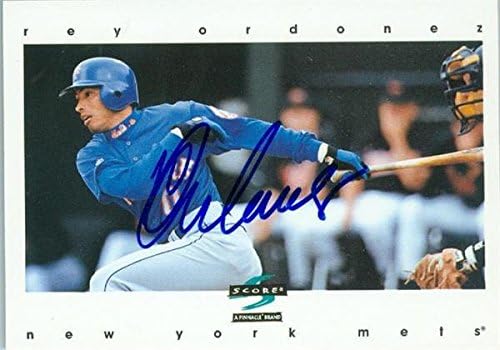 Autograph Warehouse 246782 Rey Ordonez Autographed Baseball Card - New York Mets 1997 Score - No. 100