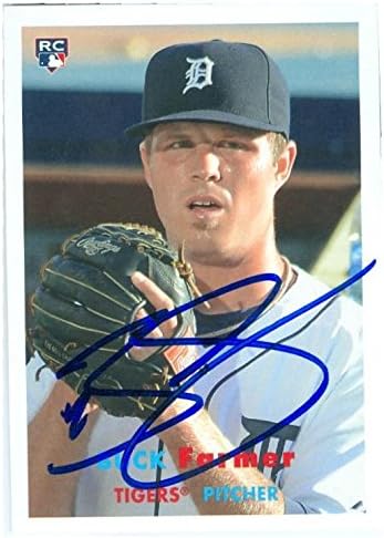 Sports Memorabilia Autograph Warehouse 247018 Buck Farmer Autographed Baseball Card - Detroit Tigers 2015 Topps Heritage - No. 17 Rookie
