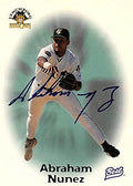 Sports Memorabilia Autograph Warehouse 249430 Abraham Nunez Autographed Baseball Card - Pittsburgh Pirates 1998 Team Best